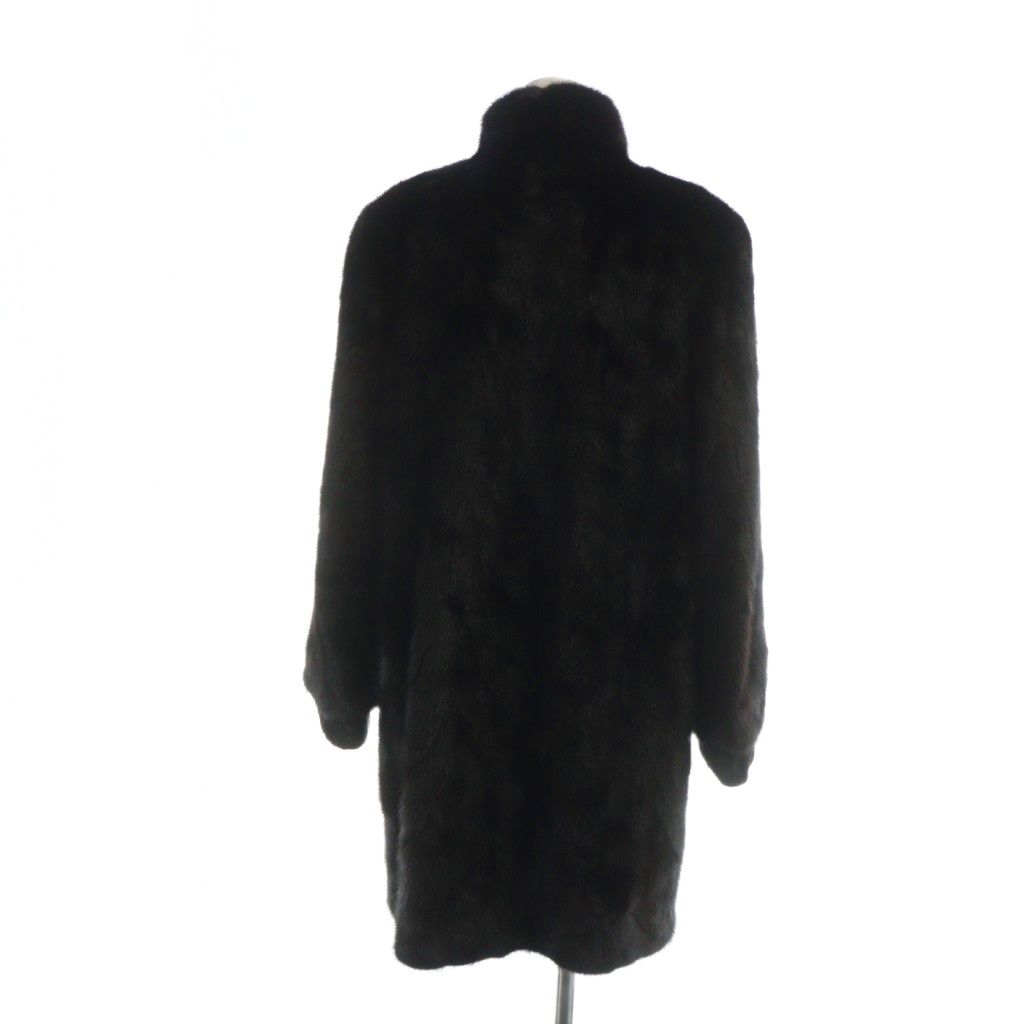 サガミンク SAGA MINK 銀サガ 毛皮コート ブラックミンクファー 総裏地