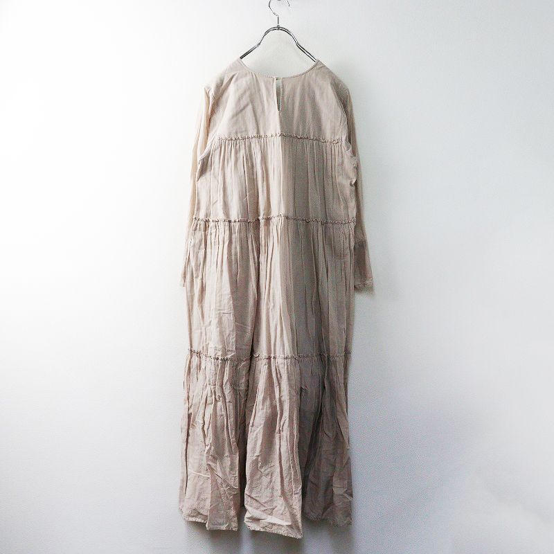 ヌキテパ ne Quittez pas コットンボイルティアードワンピース S