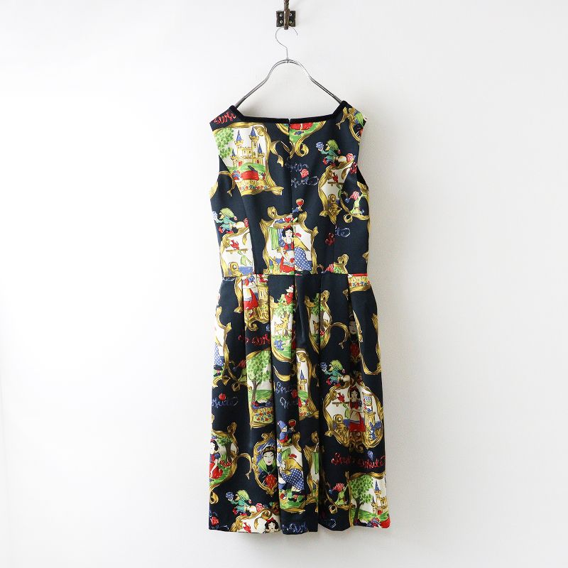 美品 ジェーンマープル Jane Marple Snow White 白雪姫プリント タック 