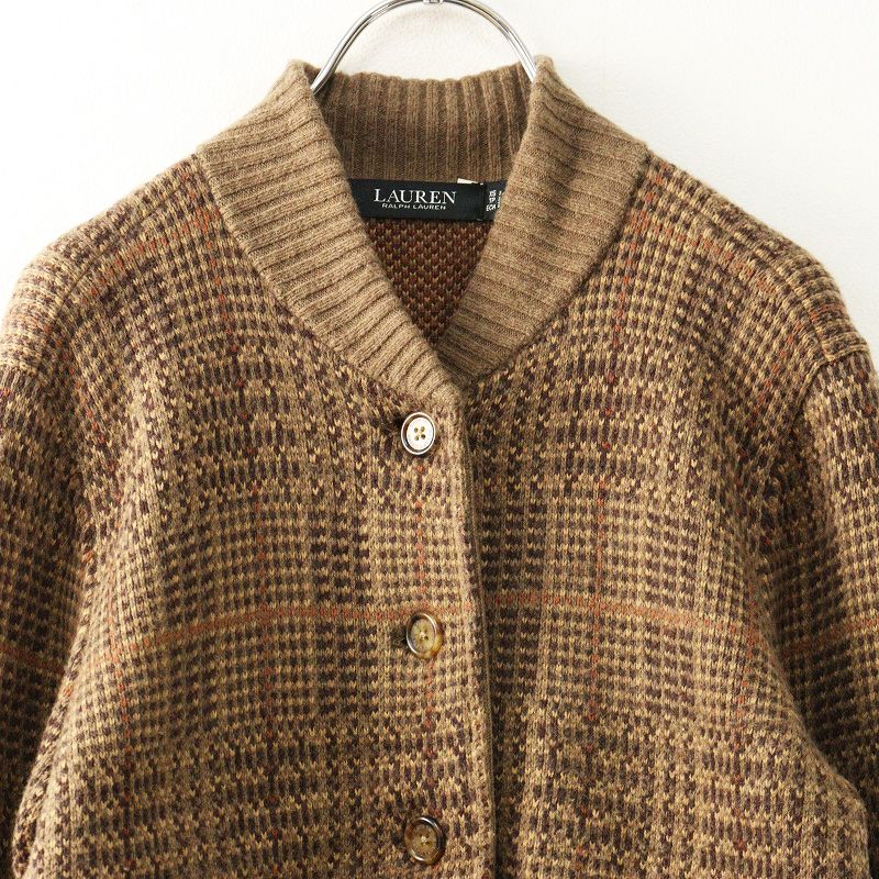 ローレン ラルフローレン LAUREN Ralph Lauren ショールカラー ニット