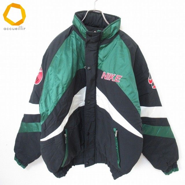 ナイキ NIKE 中綿ナイロンジャケット ブルゾン 90S USA製 SUPREME元