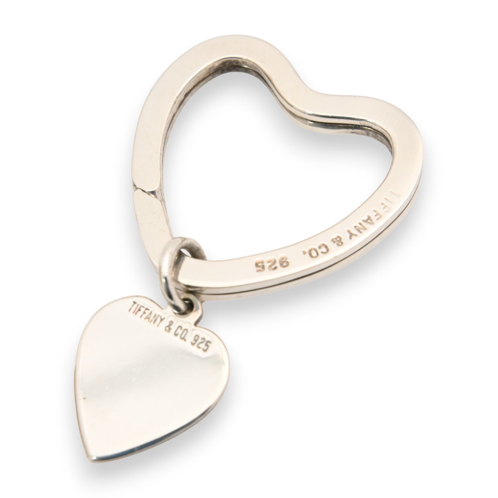 ティファニー ハート キーリング キーチャーム シルバー Aランク