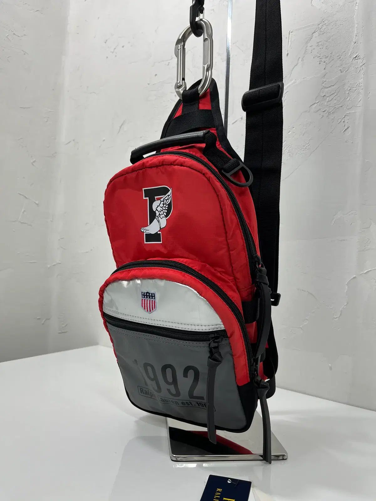 Ralph Lauren 1992 ウェストバッグ ポロラルフローレン 1992エディション Pウィング スタジアム ウェスト