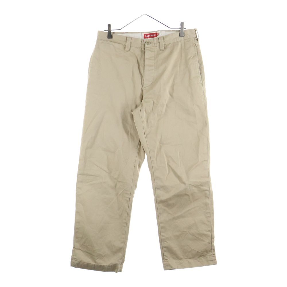 supreme pin up chino 30 ベージュ チノパン supreme pin up chino 30