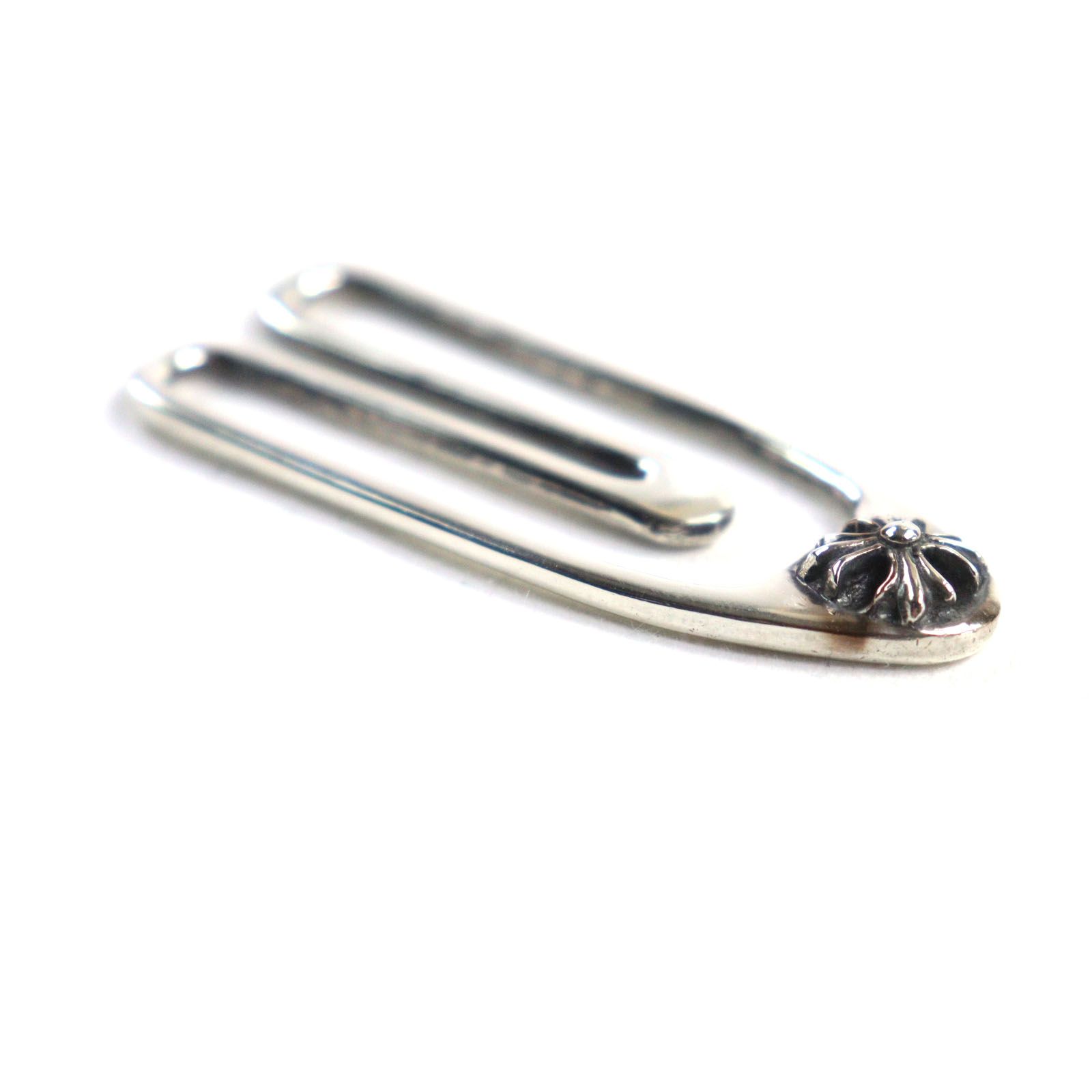 美品▼CHROME HEARTS クロムハーツ PAPER CLIP ペーパー クリップ 925 CHプラス ビルクリップ 札ばさみ マネークリップ シルバー 重量10.97g メンズ 美品▽CHROME HEARTS クロムハーツ PAPER CLIP ペーパー クリップ 925