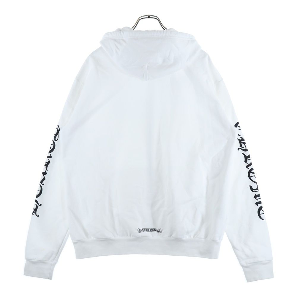 CHROME HEARTS (クロムハーツ) SWTSHRT HD ZIP アームロゴ ジップ