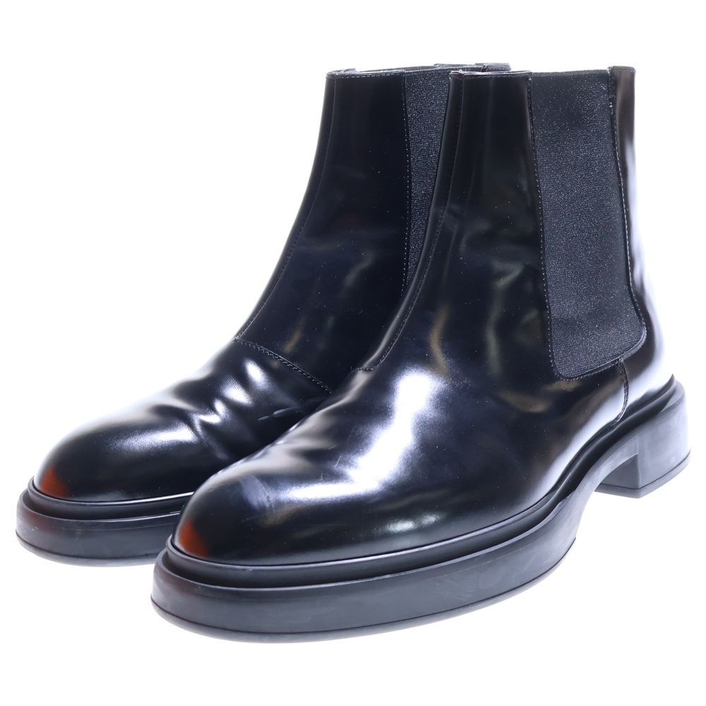 HERMES エルメス　サイドゴアブーツ　ジョンロブ　MadeinEngland HERMES (エルメス) フュージョン カーフスキン サイドゴア レザー