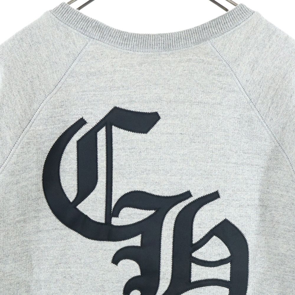 CHROME HEARTS クロムハーツ Y NOT CH Applique Embroidery アップリケ刺繍クルーネック スウェットシャツ トレーナー ブラック 7-11 CHROME HEARTS (クロムハーツ) Y NOT CH Applique Embroidery