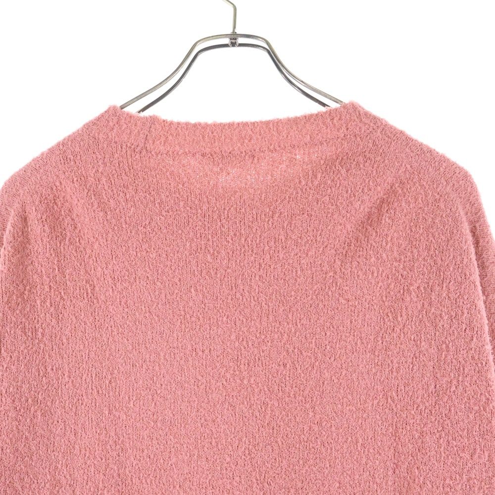 AURALEE ピンク 長袖ニット 100%コットン AURALEE ピンク 長袖ニット 100%コットン
