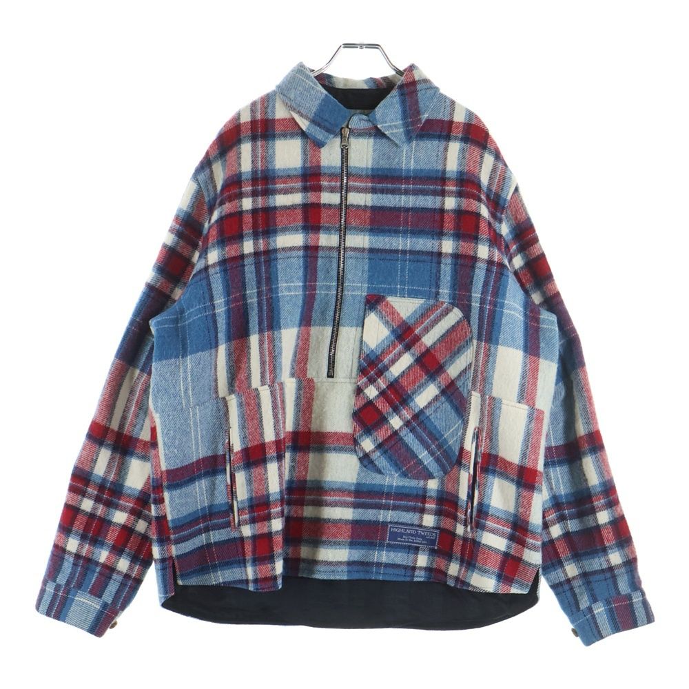 we11done (ウェルダン) Check Anorak Wool Shirt F29D2A0Z29T チェック
