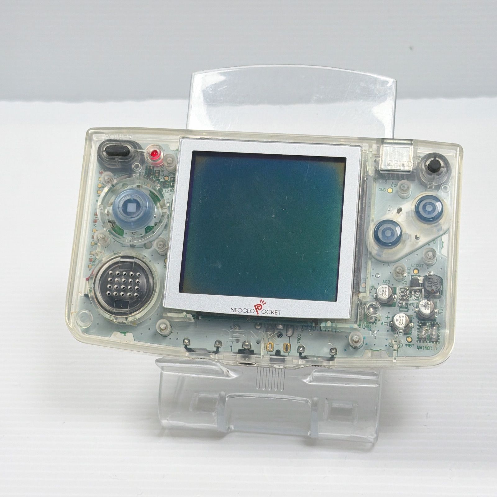 ネオジオポケット クリア SNK NEOGEO POCKET ジャンク 通電OK snk