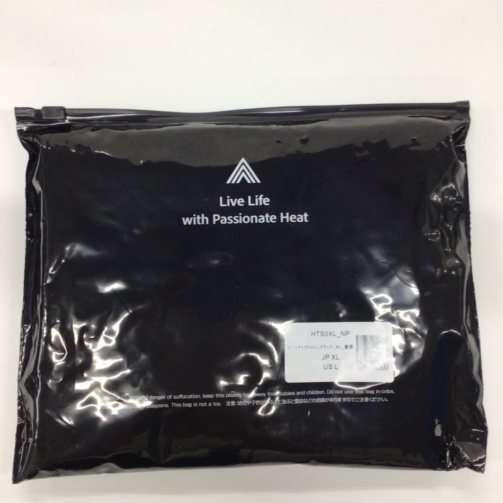 P1268 K HEATTRAP ヒートラップシャツ ブラック XLサイズ - メルカリ