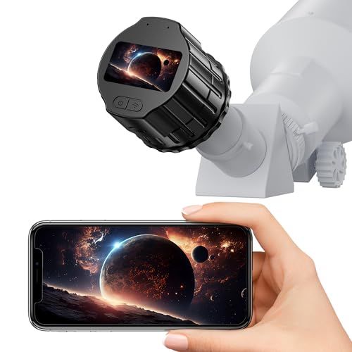 2025新登場WiFi望遠鏡カメラ 3時間連続録画 64 GB TFカード付き 望遠鏡用アクセサリー ワイヤレス電子接眼レンズ 2 Kビデオ録画 4 MPデジタル画像 28-50 mmフィールドスコープ用アクセサリー1920 x 1080 P電子接眼レ 9 c 0 cdb 87