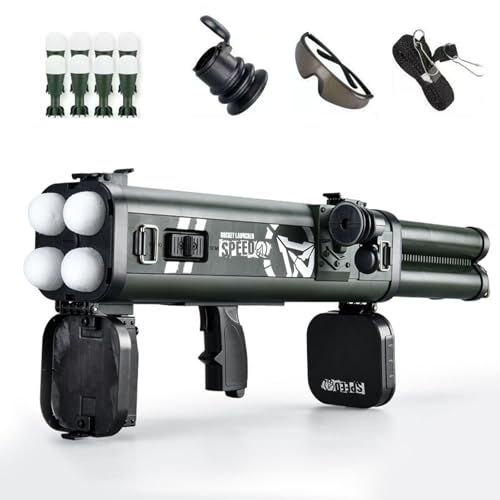 RPG子供のおもちゃロケットランチャー ライトサウンドエフェクトスポンジソフトブレットロケットランチャーボーイアサルトガンキャノン 発射ソフトロケットランチャーpo 456 c 402 f