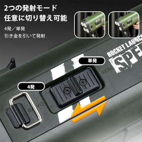  RPG子供のおもちゃロケットランチャー ライトサウンドエフェクトスポンジソフトブレットロケットランチャーボーイアサルトガンキャノン 発射ソフトロケットランチャーpo 456 c 402 f その他 キッチン 食器