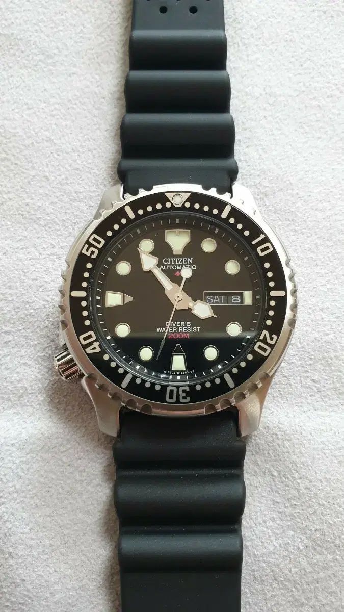 CITIZEN シチズン 時計 NY0040 09E 黒文字盤