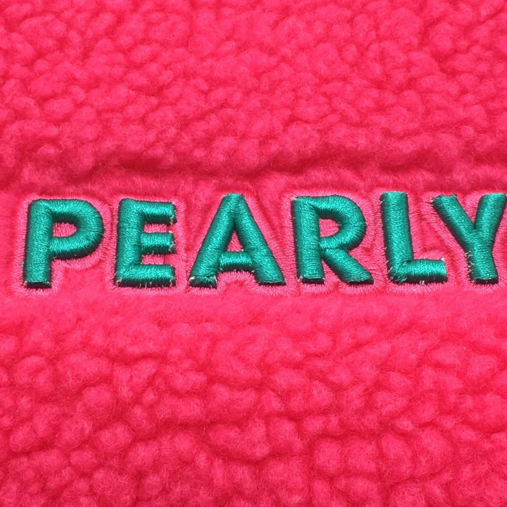 新品】パーリーゲイツ ボアレッグウォーマー ピンク×ブルーグリーン