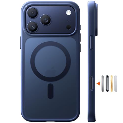 TORRAS iPhone 17 Pro Max 用ケース 米軍進化耐衝撃 高性能Magsafe対応 指紋防止 黄変防止 米軍保護工学 マグネット搭載 衝撃吸収 頑丈 カメラコントロールボタン付き ストラップホール 半透明 Guardian 88 c 0 ee 1 a