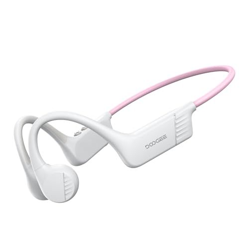 耳を塞がない開放型 25 g超軽量 DOOGEE Bluetooth 骨伝導ヘッドセット 5 4 EDR イヤホンマイク オープンイヤー イヤホン ビジネスイヤホン ENCノイズキャンセリング技術 究 のフィッ baedd b 1