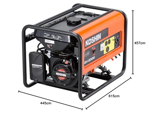  迅速に発送 工進 KOSHIN スタンダード 発電機 定格出力2.3 kVA GV-2300 60 Hz用 オープン型 非常用 防災用 災害用 備蓄 災蓄 電源 台風 地震 3 b 58 fdac その他 キッチン 食器