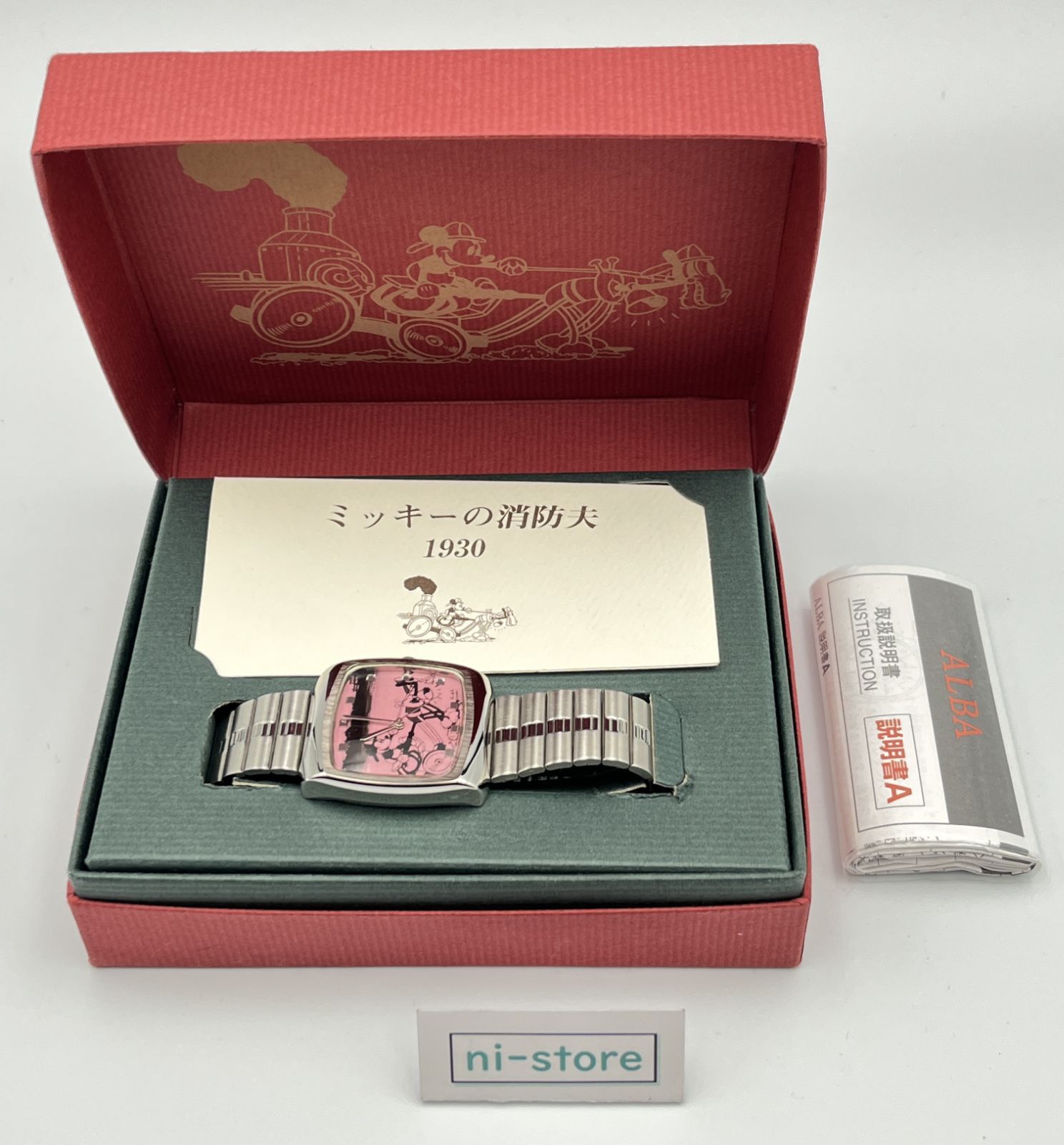 SEIKO セイコー ALBA アルバ V501-5E60 ミッキーの消防夫 1930本限定