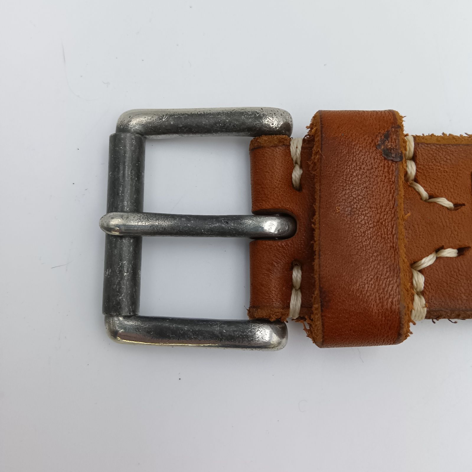 Vintage Works ヴィンテージワークス レザーベルト スタッズ ブラウン