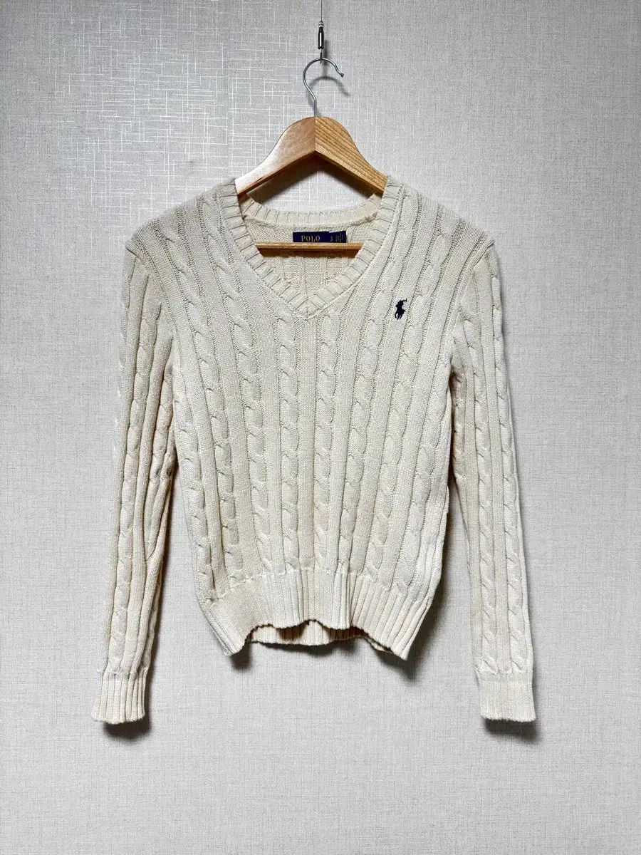 ポロラルフローレン ケーブルニット アイボリー S レディース ポロ ラルフローレン ケーブル ニット アイボリー S - メルカリ