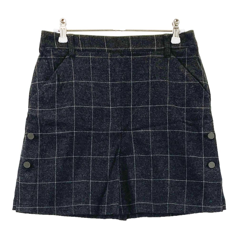 サイズ：M JUN&ROPE ジュン アンド ロペ ウール混 ストレッチスカート