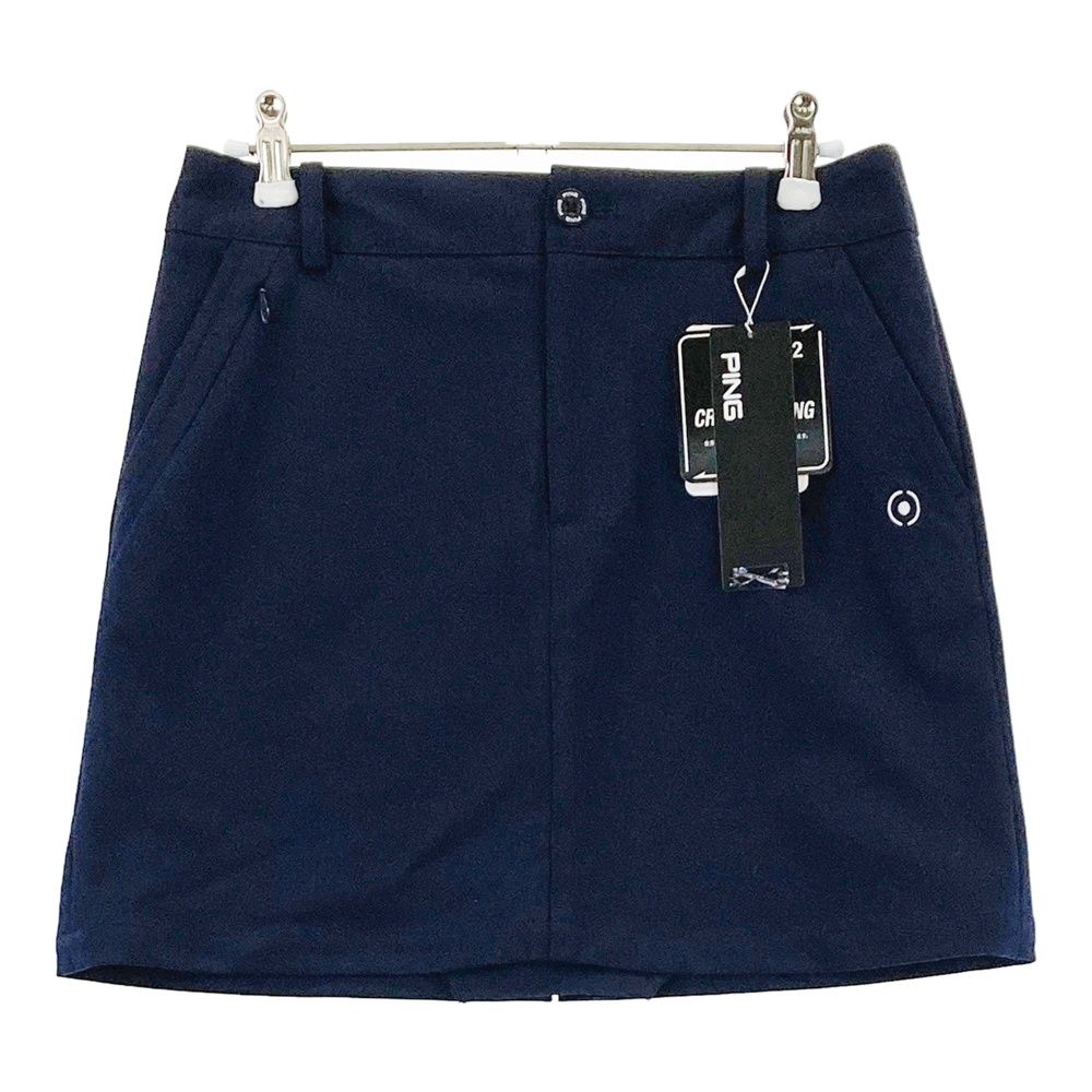 サイズ：S PING ピン ストレッチ スカート ネイビー系 [240101588111