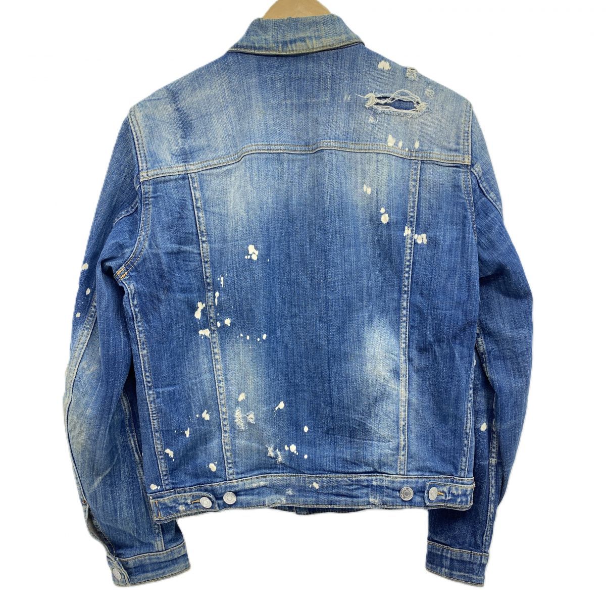 DSQUARED2 ディースクエアード！ダメージ加工デニムジャケットサイズ48