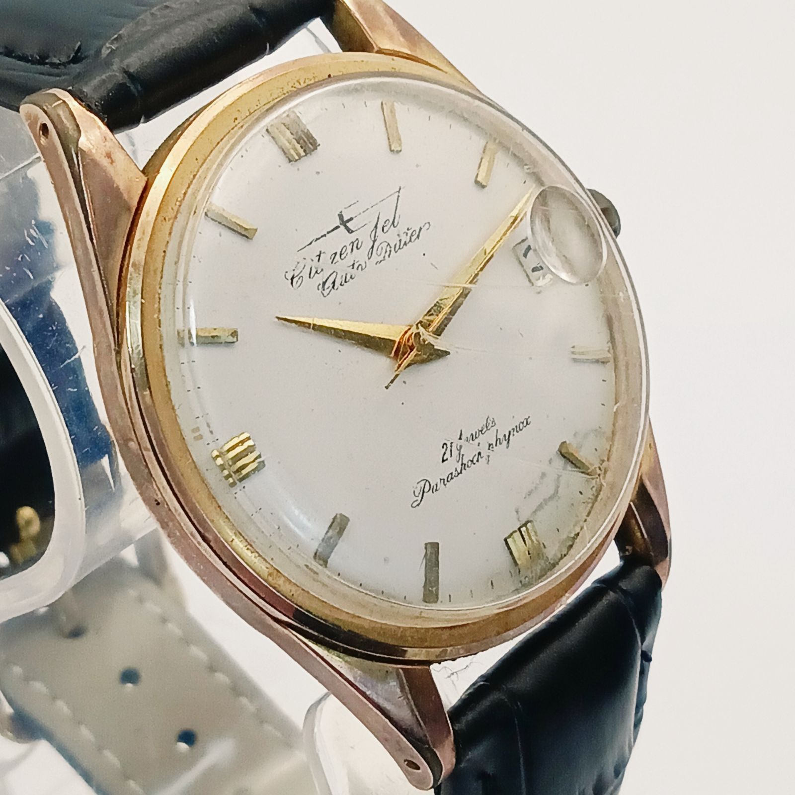  稼働 0127 1 CITIZEN JET Aute Dater シチズン ジェット オートデーター メンズ腕時計 自動巻き デイト テーパードパンツ 自動巻き時計 腕時計(アナログ)