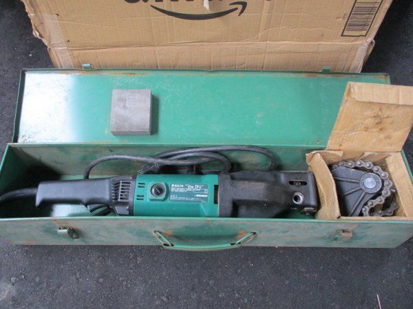 日立工機 電子セーバーソー パイプソー パイプ 管 配管工事 バイス付 CR 17 V|CR V 通電 現状渡し