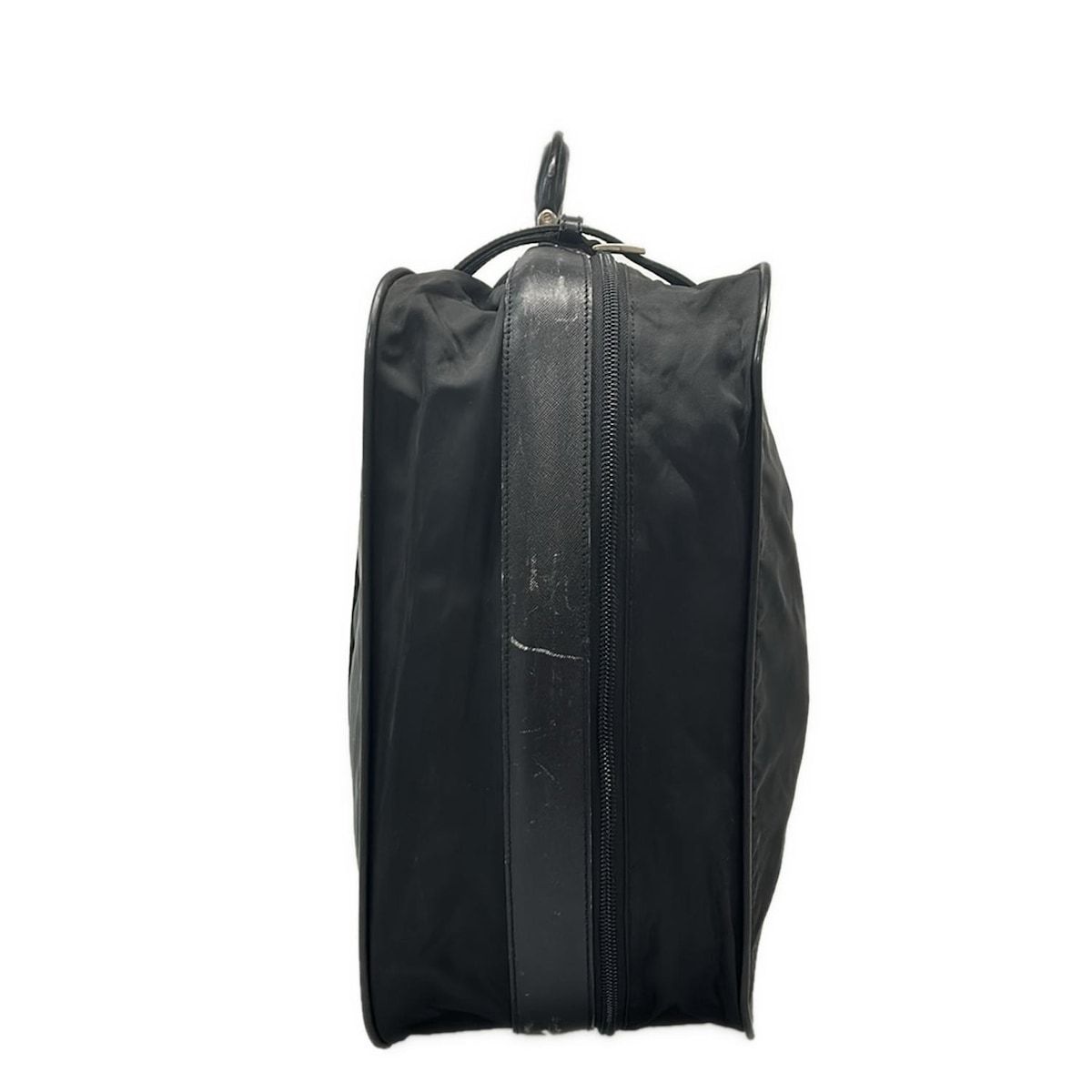 PRADA(プラダ) ボストンバッグ - 黒 本体ロックなし レザー - メルカリ