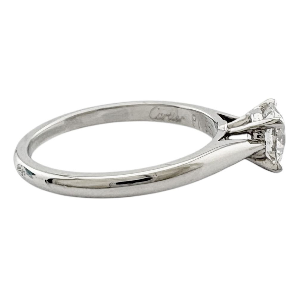 カルティエ ソリテール リング 指輪 7号 Pt950プラチナ ダイヤモンド