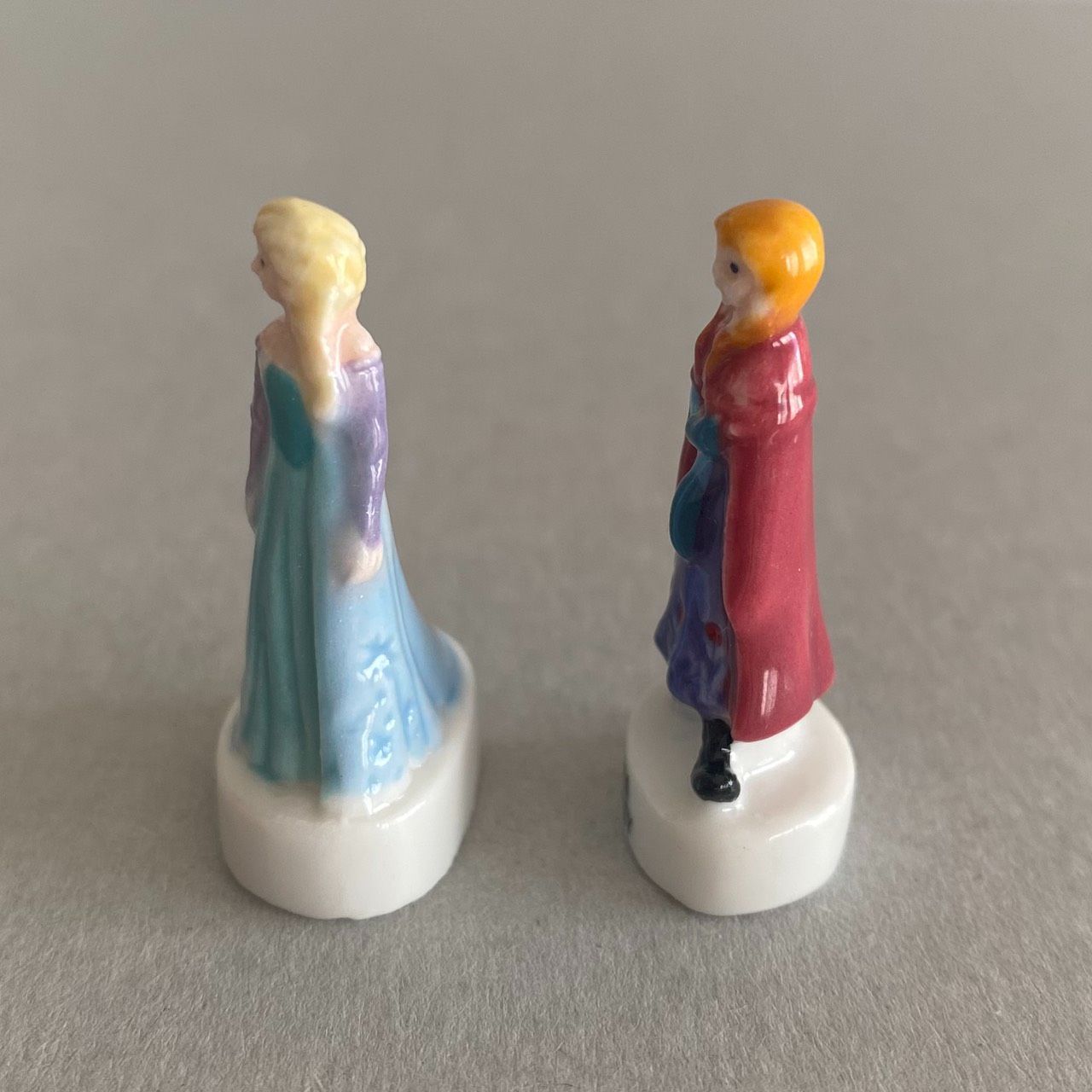 ディズニー プリンセス フェーブ 陶器 エルサ＆アナのフェーブ ／アナと雪の女王／Disney／フランス雑貨