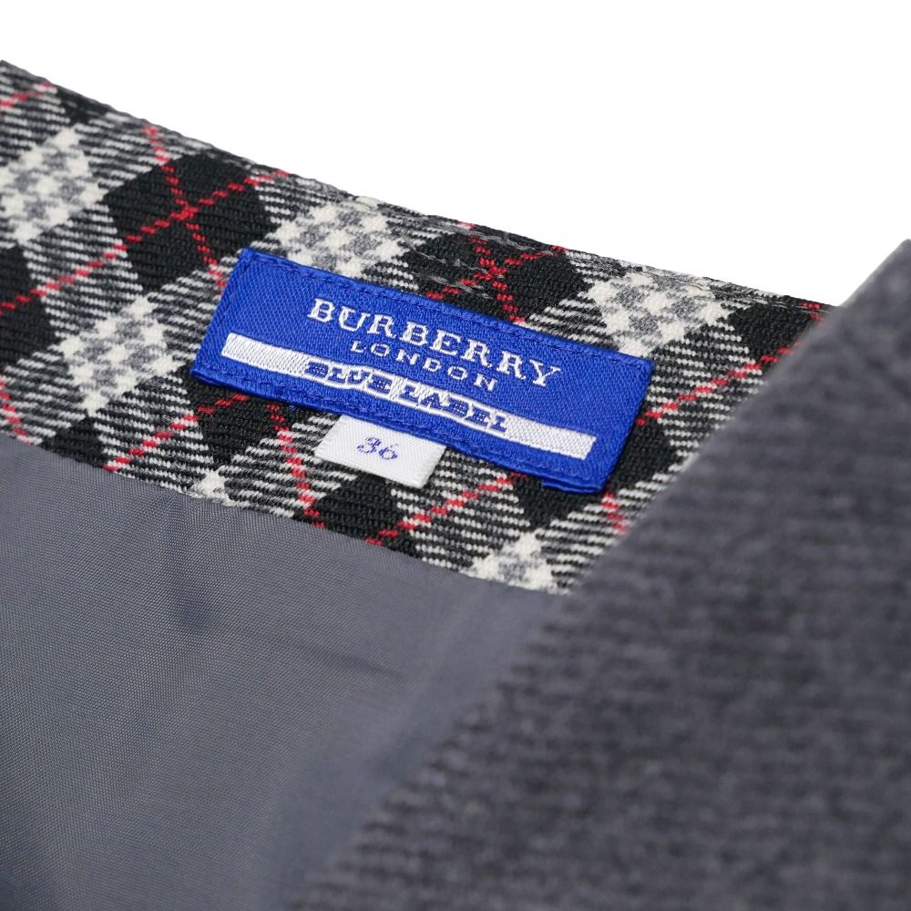 □美品□BURBERRY BLUE LABEL バーバリーブルーレーベル ミニスカート