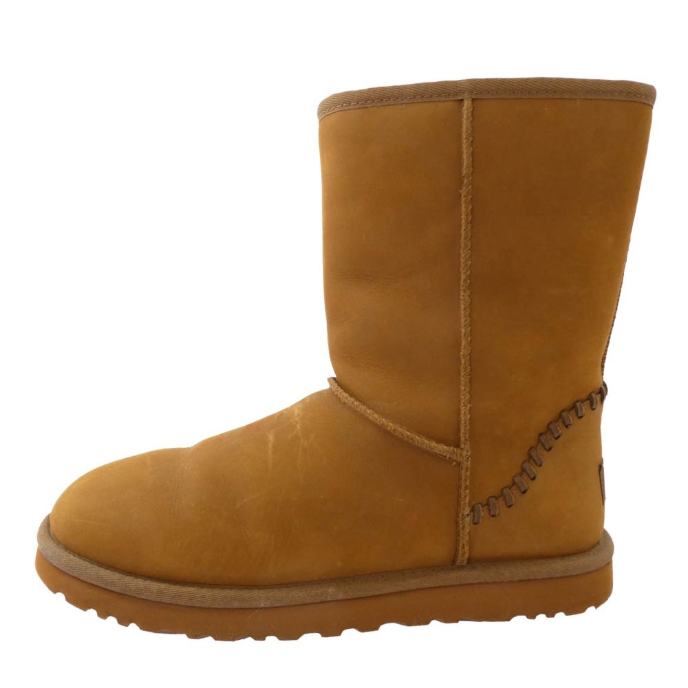 UGG アグ 1008558 M CLASSIC SHORT DECO クラシック ショートデコ ムートン ブーツ ブラウン系 26cm【中古】 UGG アグ 1008558 M CLASSIC SHORT DECO クラシック ショートデコ