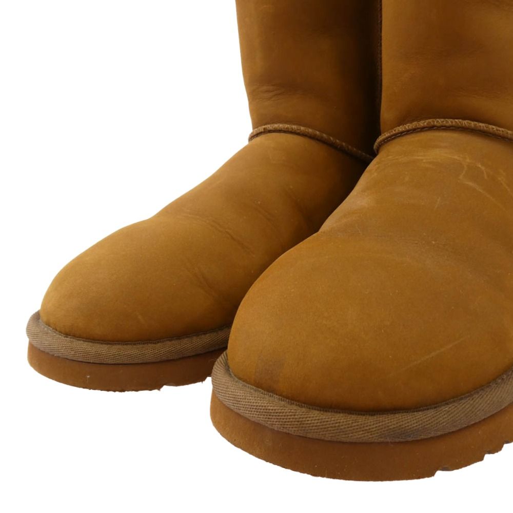 UGG アグ 1008558 M CLASSIC SHORT DECO クラシック ショートデコ ムートン ブーツ ブラウン系 26cm【中古】 UGG アグ 1008558 M CLASSIC SHORT DECO クラシック ショートデコ