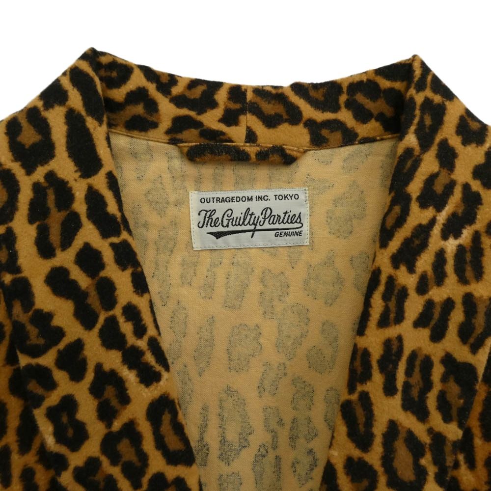 WACKO MARIA ワコマリア 17SS 17SS-WMO-CO04 LEOPARD GOWNCOAT