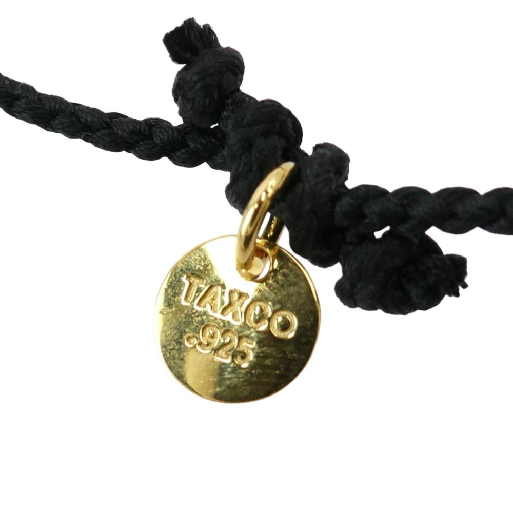 ショロ ジュエリー XOLO JEWELRY Homage Link Silk Code Bracelet オマージュリンク シルクコード ブレスレット ゴールド系 ブラック系【中古】 ショロ ジュエリー XOLO JEWELRY Homage Link Silk Code Bracelet