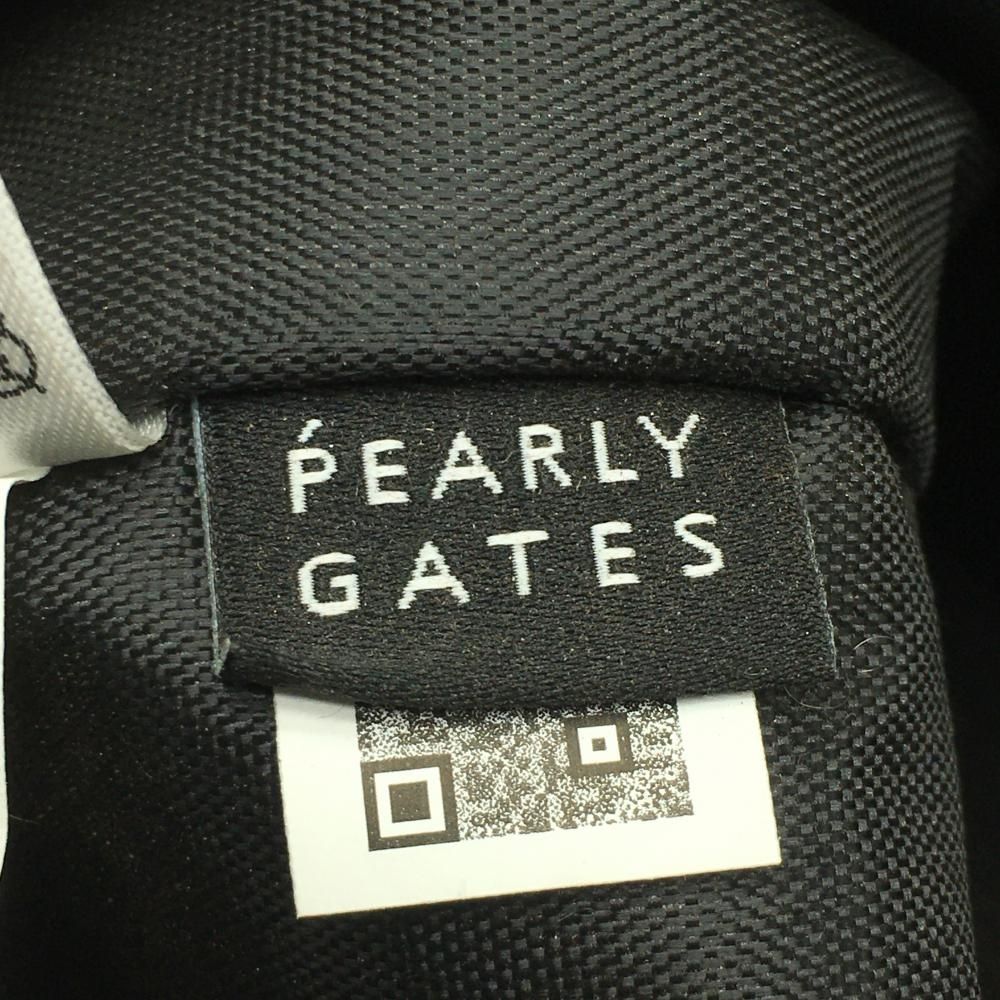 超美品】パーリーゲイツ レッグウォーマー 黒×ブラウン 一部レオパード