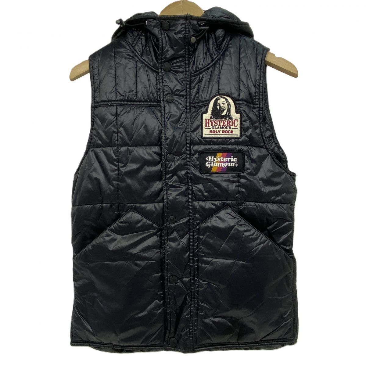 HYSTERIC GLAMOUR ヒステリックグラマー ワッペン プリマロフトベスト