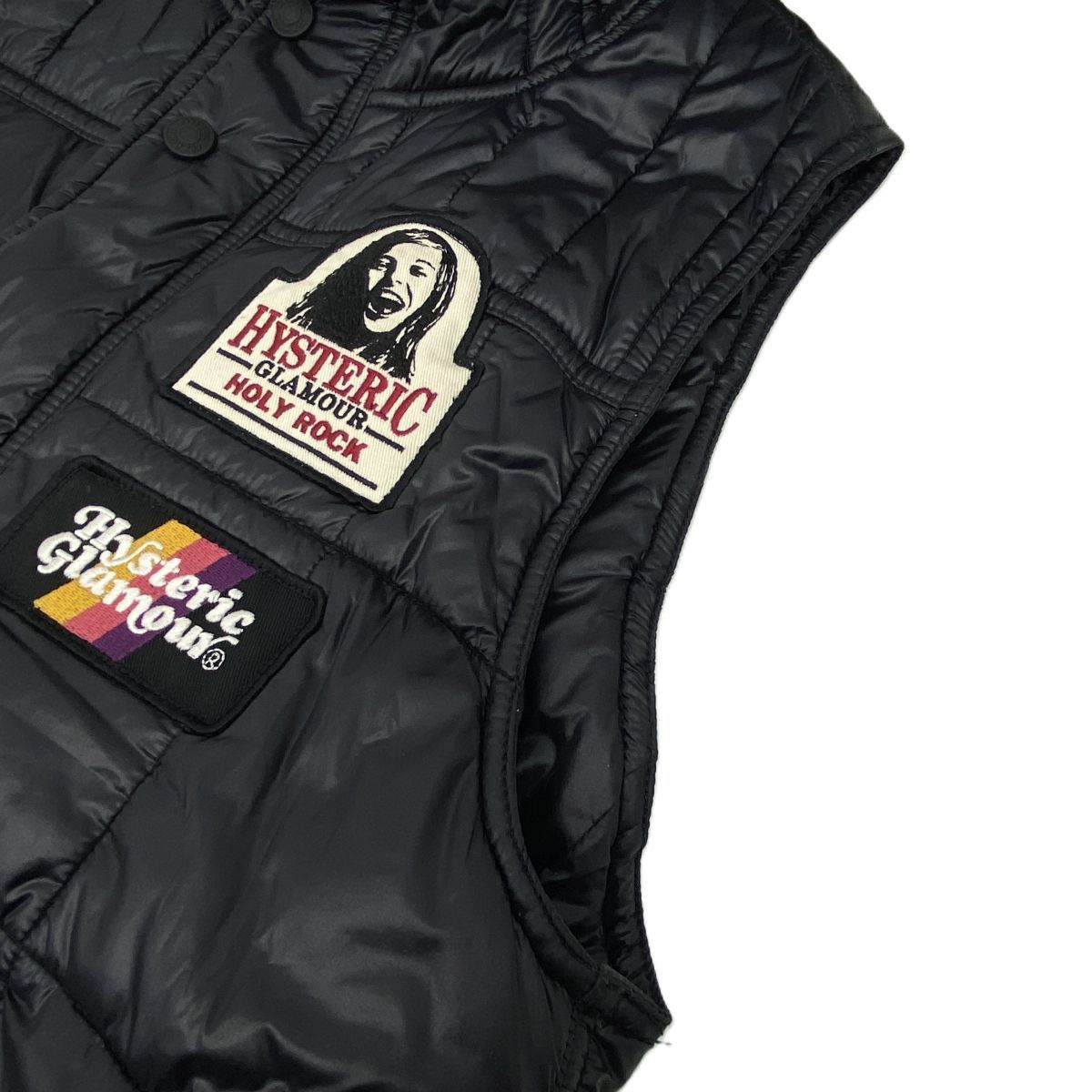 HYSTERIC GLAMOUR ヒステリックグラマー ワッペン プリマロフトベスト