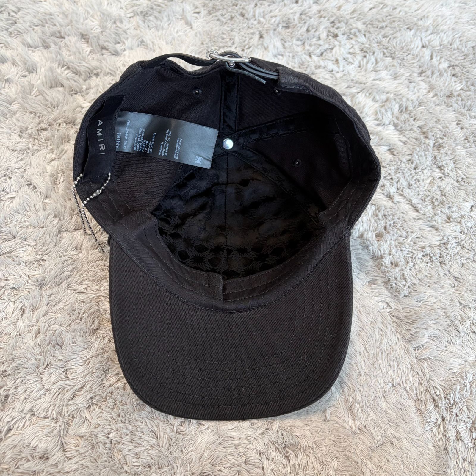 新品/正規品 AMIRI キャンバス ロゴ キャップ ブラック 新品正規/定価7万円】AMIRI（アミリ）MAロゴキャップ - メルカリ