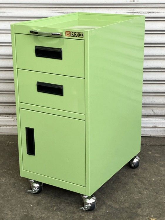 サカエ キャビネットワゴン 1AN W310xD450xH650mm / ツールワゴン