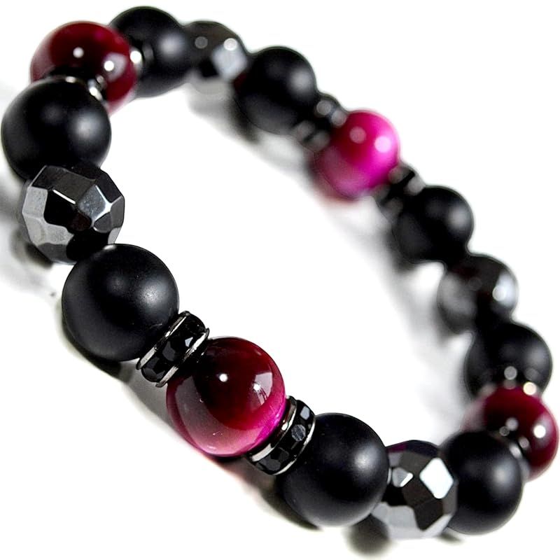 BLESSING M'style] 天然石 パワーストーン ブレスレット メンズ 【 金