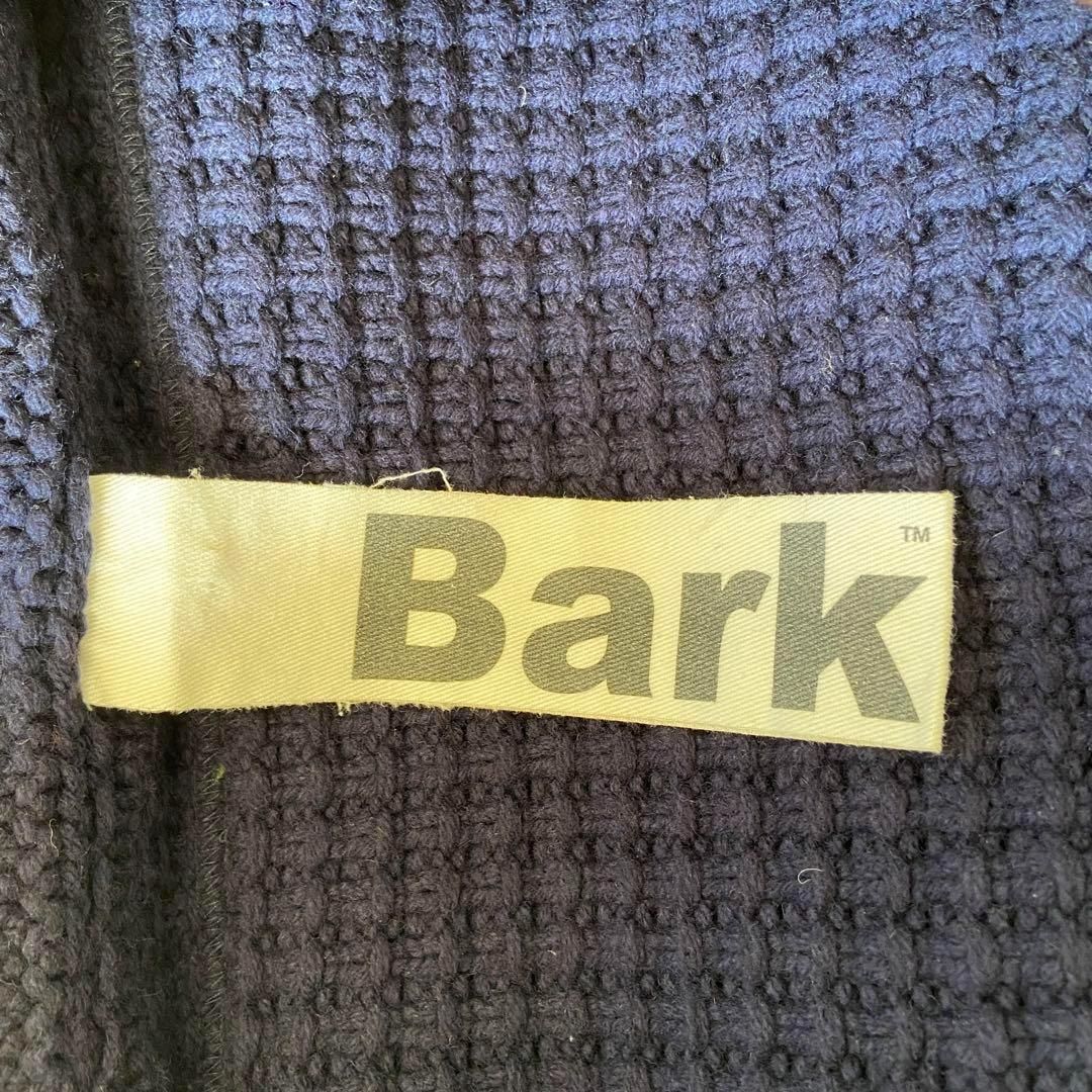 Bark バーク ニットダウンダッフルコート S ネイビー やや難 - メルカリ