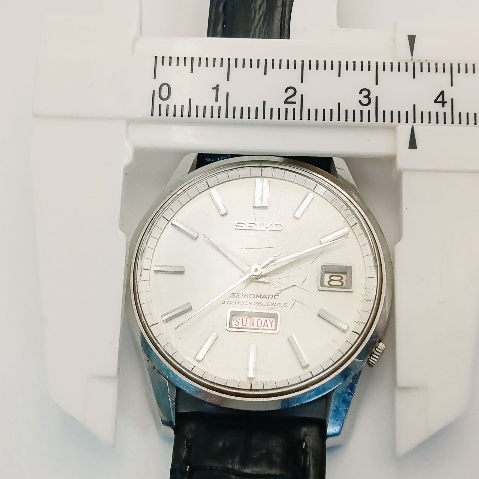 稼働 良品】0127-2 SEIKO MATIC セイコーマチック 6206 8040 メンズ