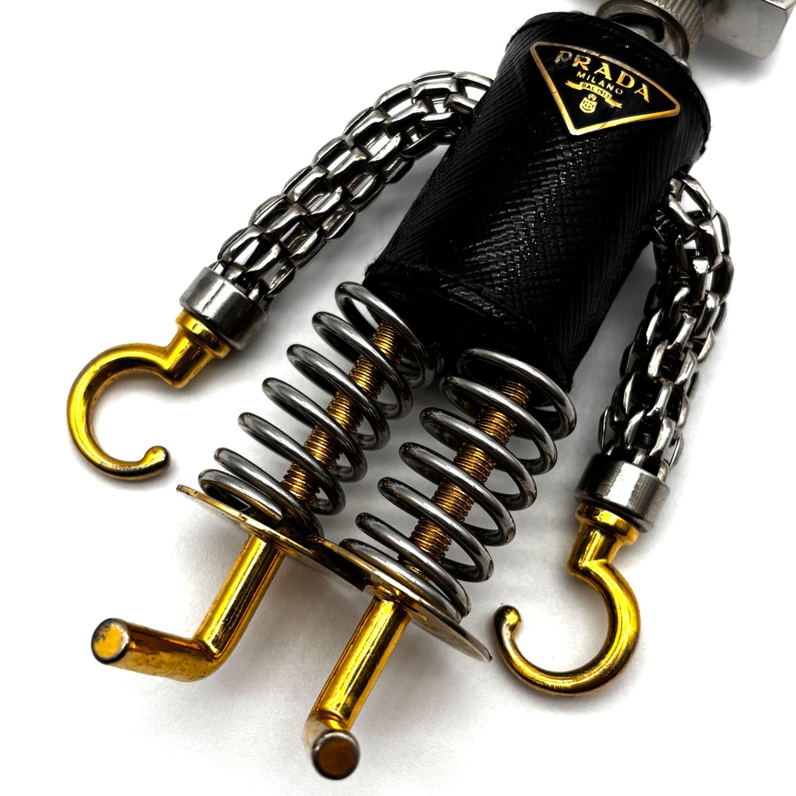 極美品 PRADA プラダ エドワード ロボット キーホルダー バッグ