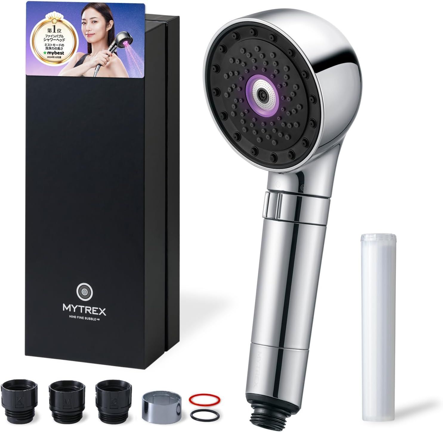 新品未開封 マイトレックス シャワーヘッド MYTREX HIHO FINE BUBBLE+e